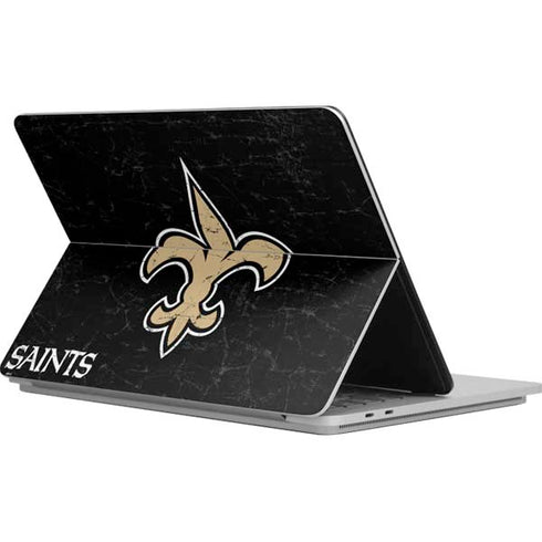 NFL New Orleans Saints Distressed Surface Laptop Studio Skin