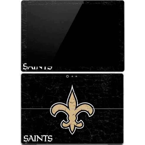 NFL New Orleans Saints Distressed Surface Pro 4 Skin