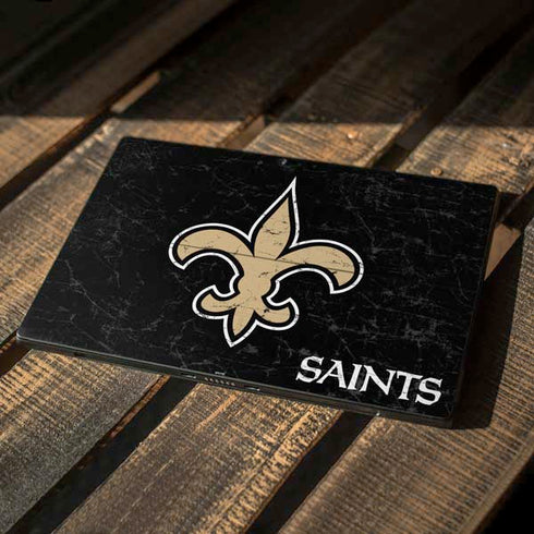NFL New Orleans Saints Distressed Surface Pro 6 Skin