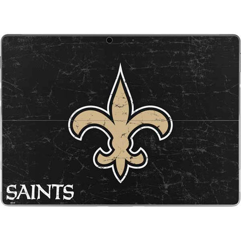 NFL New Orleans Saints Distressed Surface Pro 8 Skin