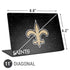 NFL New Orleans Saints Distressed Universal Laptop 11in (8.8 x 6.2in) Skin