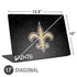 NFL New Orleans Saints Distressed Universal Laptop 17in (13.8 x 10in) Skin