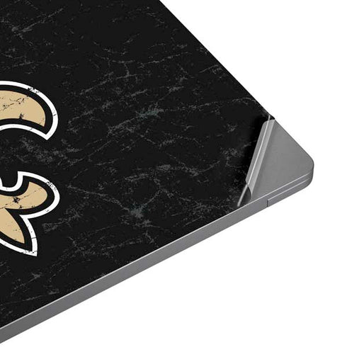 NFL New Orleans Saints Distressed Universal Laptop 17in (13.8 x 10in) Skin
