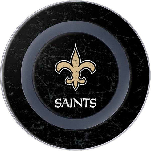 NFL New Orleans Saints Distressed Wireless Charger Skin