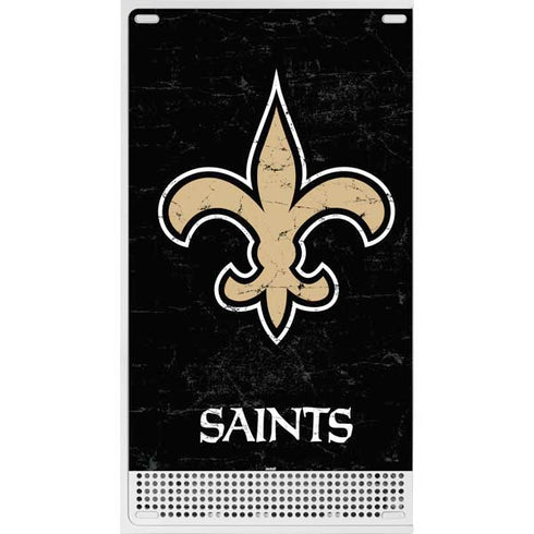 NFL New Orleans Saints Distressed Xbox Series S Console Skin