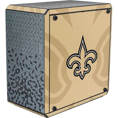 NFL New Orleans Saints Double Vision Cooler Master MasterBox Q300L Mini Tower Skin