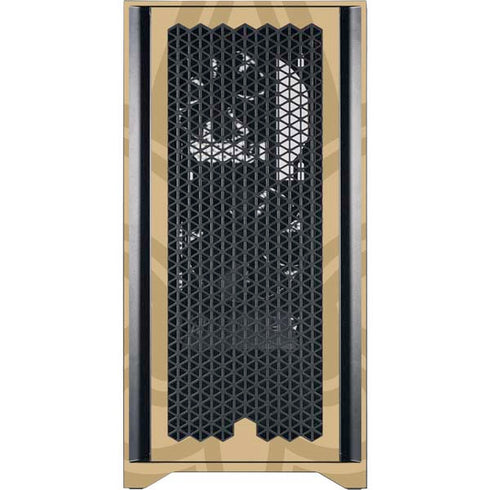 NFL New Orleans Saints Double Vision Corsair 4000D Tempered Glass Mid-Tower ATX Case Skin