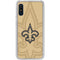 NFL New Orleans Saints Double Vision Galaxy A10e Clear Case