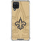 NFL New Orleans Saints Double Vision Galaxy A12 Clear Case