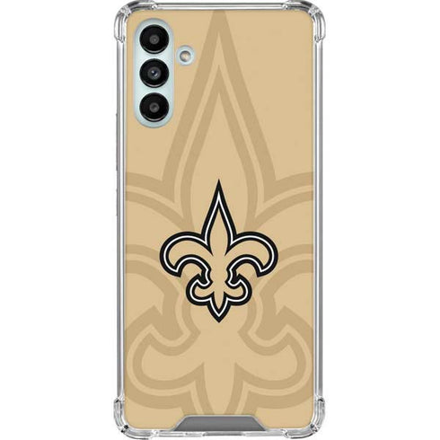 NFL New Orleans Saints Double Vision Galaxy A13 5G Clear Case