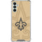NFL New Orleans Saints Double Vision Galaxy A13 5G Clear Case
