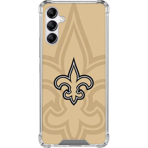 NFL New Orleans Saints Double Vision Galaxy A15 5G Clear Case