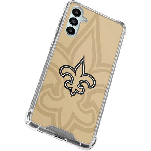 NFL New Orleans Saints Double Vision Galaxy A15 5G Clear Case