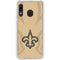 NFL New Orleans Saints Double Vision Galaxy A20 Clear Case