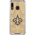 NFL New Orleans Saints Double Vision Galaxy A30 Clear Case
