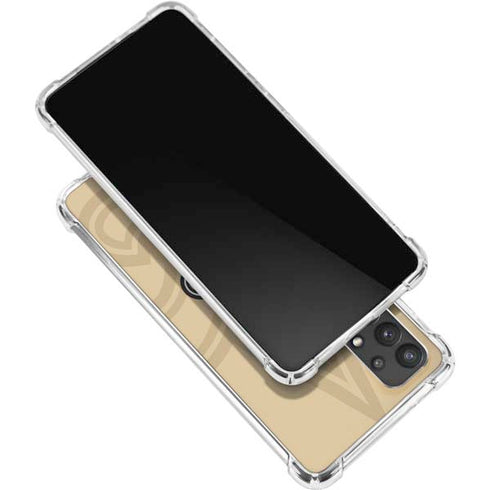 NFL New Orleans Saints Double Vision Galaxy A32 5G Clear Case