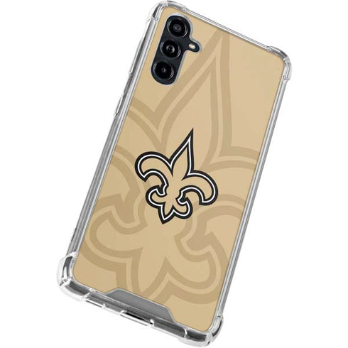 NFL New Orleans Saints Double Vision Galaxy A54 5G Clear Case