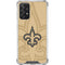 NFL New Orleans Saints Double Vision Galaxy A72 5G Clear Case