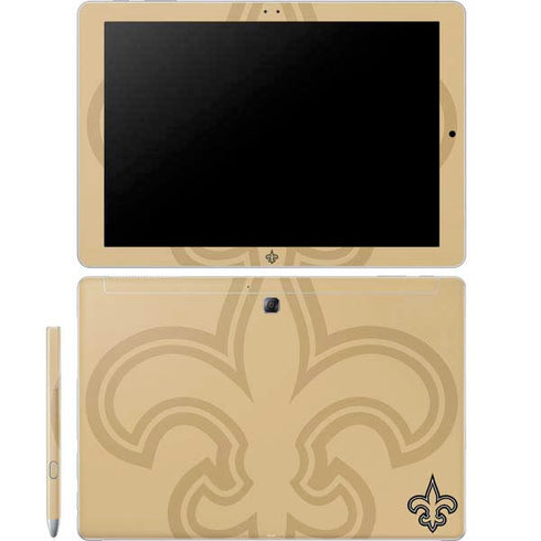 NFL New Orleans Saints Double Vision Galaxy Book 12in Skin