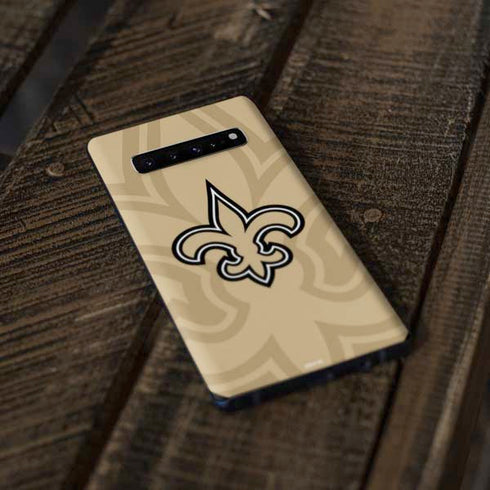 NFL New Orleans Saints Double Vision Galaxy S10 Plus Skin