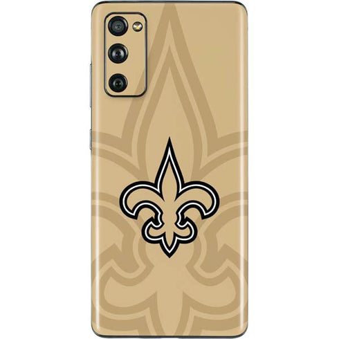 NFL New Orleans Saints Double Vision Galaxy S20 Fan Edition Skin