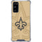 NFL New Orleans Saints Double Vision Galaxy S20 FE Clear Case
