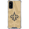 NFL New Orleans Saints Double Vision Galaxy S20 FE Clear Case