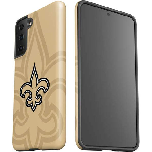 NFL New Orleans Saints Double Vision Galaxy S21 FE Pro Case