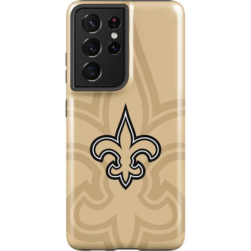 NFL New Orleans Saints Double Vision Galaxy S21 Ultra 5G Pro Case