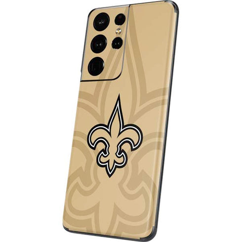 NFL New Orleans Saints Double Vision Galaxy S21 Ultra 5G Skin
