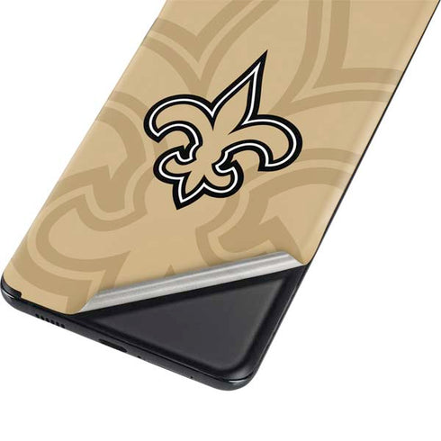 NFL New Orleans Saints Double Vision Galaxy S21 Ultra 5G Skin