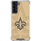 NFL New Orleans Saints Double Vision Galaxy S22 Clear Case