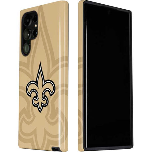 NFL New Orleans Saints Double Vision Galaxy S22 Ultra Pro Case
