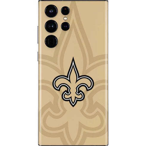 NFL New Orleans Saints Double Vision Galaxy S22 Ultra Skin