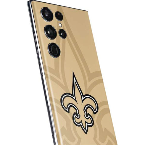 NFL New Orleans Saints Double Vision Galaxy S22 Ultra Skin