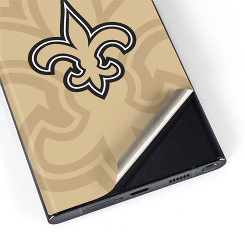 NFL New Orleans Saints Double Vision Galaxy S22 Ultra Skin