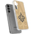 NFL New Orleans Saints Double Vision Galaxy S24 Plus Clear Case