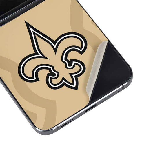NFL New Orleans Saints Double Vision Galaxy Z Flip5 5G Skin