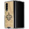 NFL New Orleans Saints Double Vision Galaxy Z Fold4 5G Clear Case