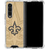 NFL New Orleans Saints Double Vision Galaxy Z Fold4 5G Clear Case