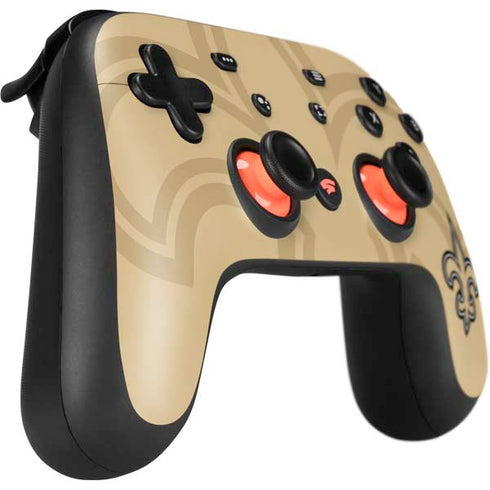 NFL New Orleans Saints Double Vision Google Stadia Controller Skin