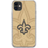 NFL New Orleans Saints Double Vision iPhone 11 Clear Case