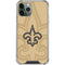 NFL New Orleans Saints Double Vision iPhone 11 Pro Max Clear Case