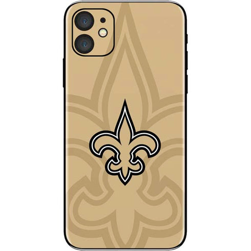 NFL New Orleans Saints Double Vision iPhone 11 Skin