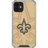 NFL New Orleans Saints Double Vision iPhone 12 Mini Clear Case