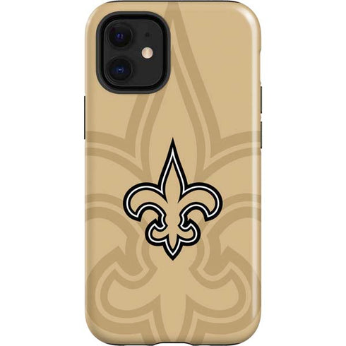 NFL New Orleans Saints Double Vision iPhone 12 Mini Impact Case