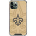 NFL New Orleans Saints Double Vision iPhone 12 Pro Clear Case