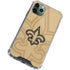 NFL New Orleans Saints Double Vision iPhone 12 Pro Clear Case