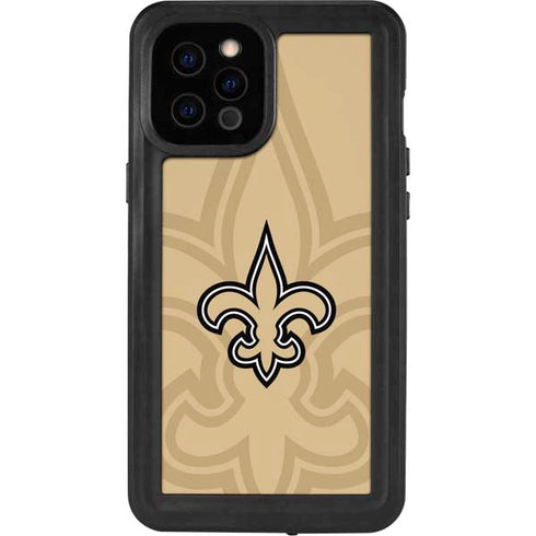 NFL New Orleans Saints Double Vision iPhone 12 Pro Max Waterproof Case