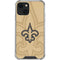NFL New Orleans Saints Double Vision iPhone 13 Mini Clear Case